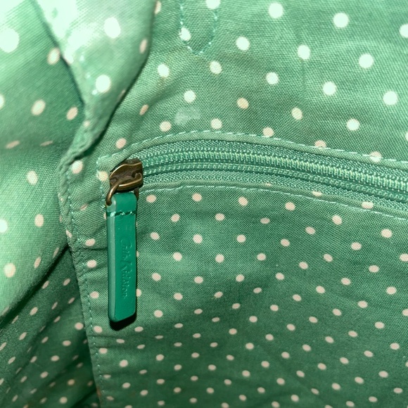 Cath Kidston London: Large Leather Trim Tote in the Painted Daisy Print - Picture 6 of 10